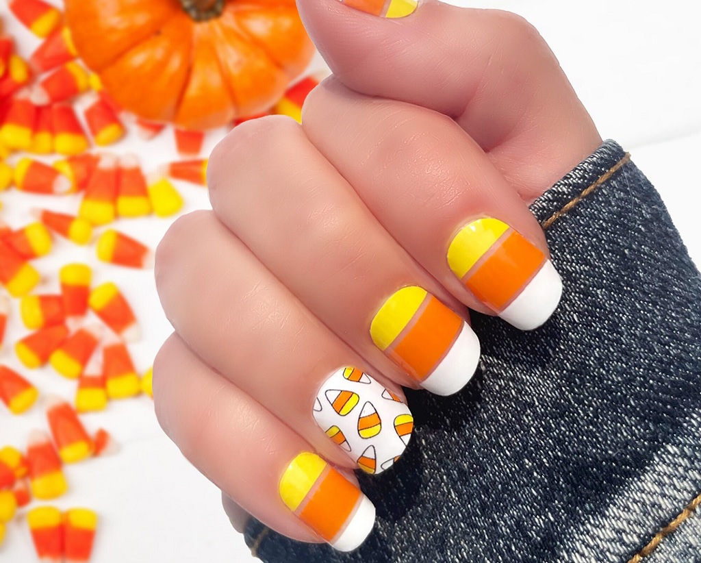 Candy Corn Pumpkins