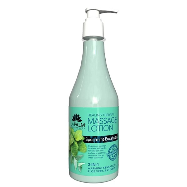 La Palm Massage Lotion - Spearmint Eucalyptus