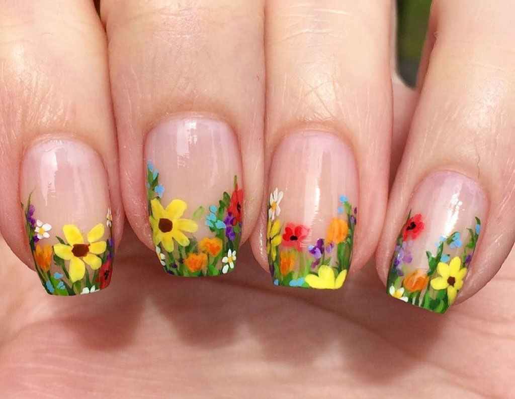 Manic Talons Nail Design: An Adventure with Dried Flowers